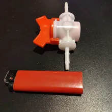 1 Uds plástico 4mm 6mm 8mm 10mm 12mm 16mm 20mm de PVC espiga para manguera de dos vías de bola de plástico de válvula de acuario jardín Micro conector para riego