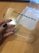 Maquillaje paleta de mezcla acrílico espátula paleta de maquillaje base de acero inoxidable manos libres de placas de estampado accesorios de maquillaje