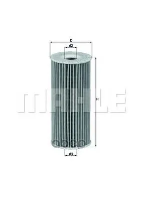 Фильтр Масляный Mercedes-Benz: A-Class 98-04, A-Class 04-, B-Class 05-, Vaneo 02- Mahle/Knecht арт. OX201D