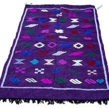 Ковер килим Бербер Марокканская Этническая африканская оригинальная шерсть TN 2207190917