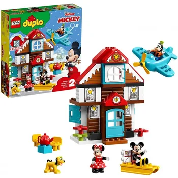 

LEGO DUPLO Disney-Mickey vacation home new construction toy with Disney characters (10889)