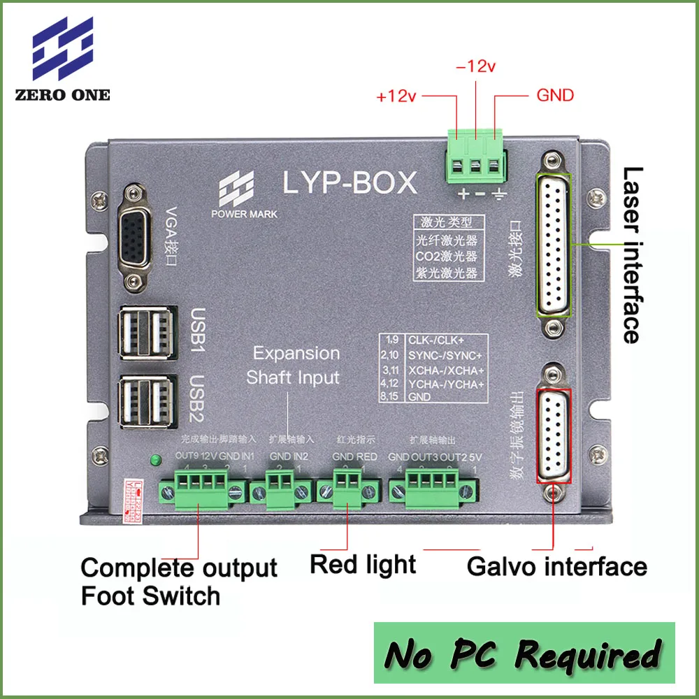

Controller for Grabador Laser Marking Machine Tools Embedded Industrial Computer PLC