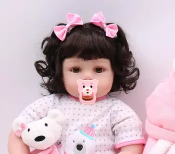 

55 cm whole body silicone regeneration doll Princess Bear doll lol toy Christmas gift birthday surprise gift