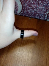 Anillo de acero inoxidable negro para hombre y mujer, joyería con abalorio, 2017