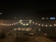 String-Lights Bulbs Patio-String Wedding-Decorative G40 Waterproof IP44 New-Year 25ft