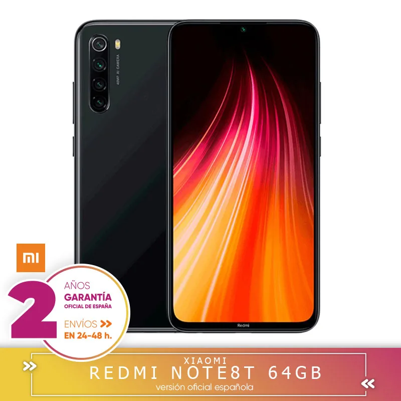  [Versión Garantía Española Oficial] Xiaomi Redmi Note 8T 4GB+64GB 4GB 64GB 48MP Quad cámara trasera - 4000342000371