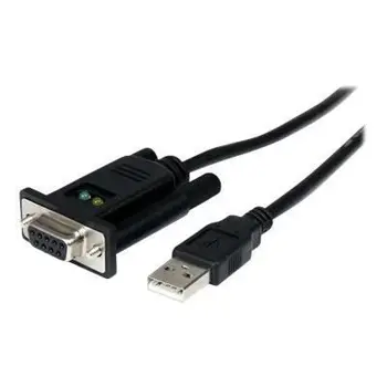 

USB adapter cord DCE to RS232 serial DB9 adapter Cord USB DCE to null modem DB9 RS232 serial 1 port with FTDI