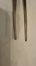 Pinzas medicinales de acero inoxidable 430 antiyodo, pinzas medicinales largas y rectas de 12,5 cm-30cm, coderas de cabeza recta gruesa