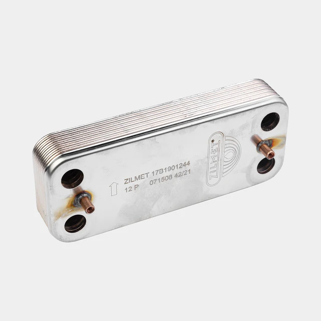 Heat Exchanger Gvs Zilmet 1901244 - 12 Plates 192x142 (for Ariston  Clas-genus-evo) 65104333 - Gas Heaters - AliExpress