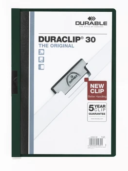 

DURACLIP 30 A4 PVC Black, Green, Transparent