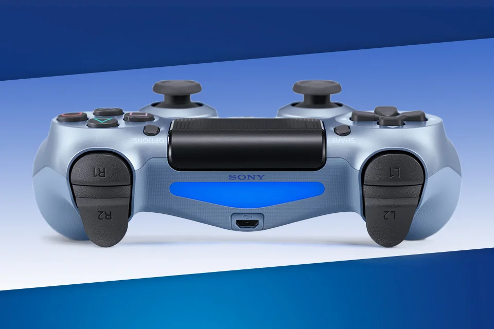 Контроллер игровой беспроводной титановый синий(Dualshock 4 Cont Titanium Blue: CUH-ZCT2E: SCEE