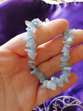 Cuentas de cristal naturales irregulares para pulsera, cuentas de cristal amarillo transparente, aguamarinas