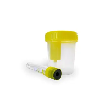 

Aseptic container collection shows inner urine