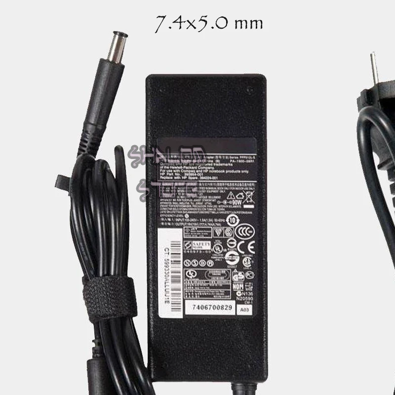 Адаптер питания зарядка для ноутбука HP 19V 4.74A 7.4x5.0 мм Pavilion Compaq ProBook Presario |