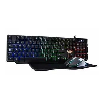 

Keyboard with Gaming Mouse CoolBox COO-DGKTR09 LED Black