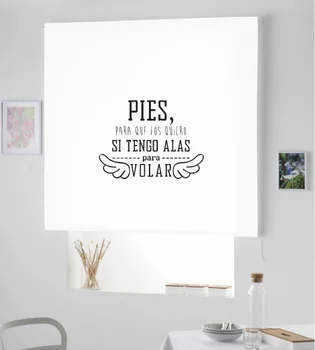 

Blind Iroa roll with phrase/I Have wings.! ROLLER BLINDS TRANSLUCENT! (WHITE 100X175)