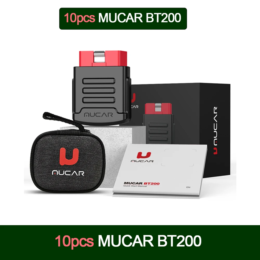 MUCAR BT200 Full System Auto Diagnostic Scanner Free Oil SAS Reset All Car Bluetooth Code Reader&Scan Tools for iOS & Android car battery reader Diagnostic Tools