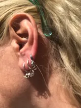 Pendientes de Cruz de corazón de plata de ley 2021 para mujer y niña, joya de boda romántica, aretes A001, novedad de 925