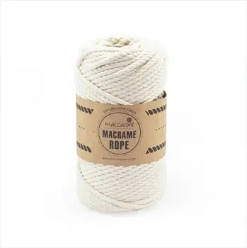 

Maccaroni Macrame Rope Yarn 4 mm 250 Gr