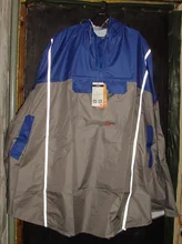 Qian-chubasquero portátil para hombre y mujer, poncho al aire libre, mochila con diseño reflectante para bicicleta, escalada, viaje, cubierta de lluvia