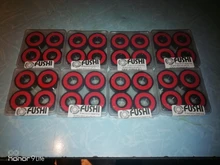 Wheel-Bearing Skateboard Inline-Roller 608 2rs ABEC9 Sealed-8x22x7-Mm-Shaft Red 16pcs