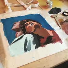 Bolso de compras de lona blanca, bolsa de hombro plegable Eco reutilizable, bolso grande de tela, bolsa de mano de algodón para bolsas de compra Mujer