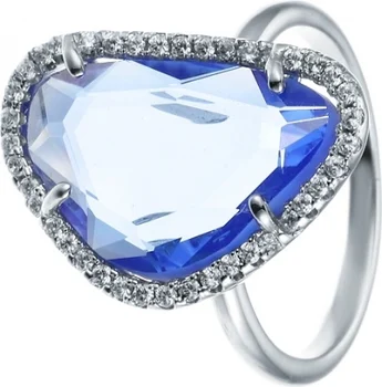

Jay VI ring with glass and cubic zirconia