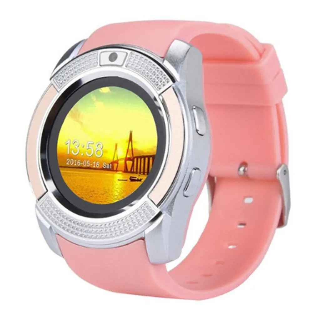 

Practical Waterproof Smart Watch Multifunction Men With Camera Smartwatch Pedometer Heart Rate Monitoring Sim Card Wristwatch
