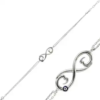 

KUTAYDAN 925 Sterling Silver The Genres Change Sozsuzluk womens bracelet