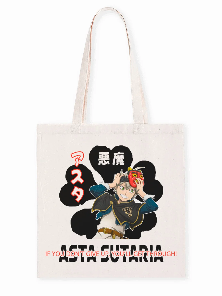 Рисунок 4 - Шоппер с принтом аниме Черный клевер