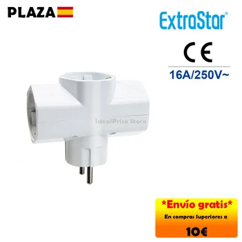 

Extrastar®Ladron Schuko 3 sockets White