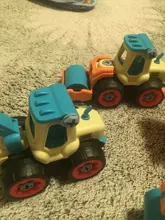 Tuerca de desmontaje de carga de camión de ingeniería, excavadora, tornillo para niños, herramienta creativa, juguetes educativos, modelo de coche