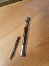 Barra de extensión de lápiz de doble cabeza, extensor de Metal de acero inoxidable para bocetos, ajustable, para estudiantes, oficina, herramientas de escritura, papelería