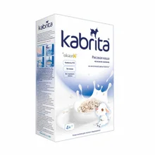 Каша Kabrita рисовая на козьем молоке с 4 мес 180 гр