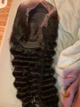 Pelucas de cabello humano brasileño para mujeres negras, 28, 30, 40 pulgadas, barato, con encaje Frontal 13x4, rizado, sin pegamento, Remy