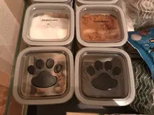 Etiqueta engomada del coche fresco diseño pata 3D perro Animal oso gato huellas de patas huella 3M pegatina pegatinas para coche de plata rojo oro rojo con oro rojo