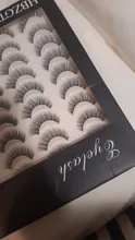 HBZGTLAD 2-20 pares 3D de visón pestañas falsas hecho a mano Wispy largo esponjosa pestañas falsas de ojos Natural extensión Kit de maquillaje Cilios