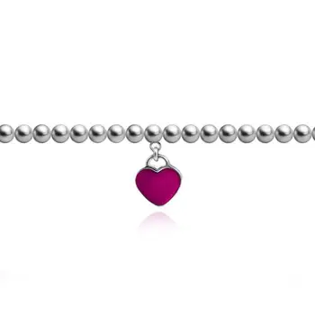 

Bracelet Sunduk from silver "raspberry heart"