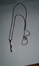 2021 nueva moda rectángulo negro colgante, collar de los hombres de moda Simple cadena de acero inoxidable collar de hombre joyería, regalo