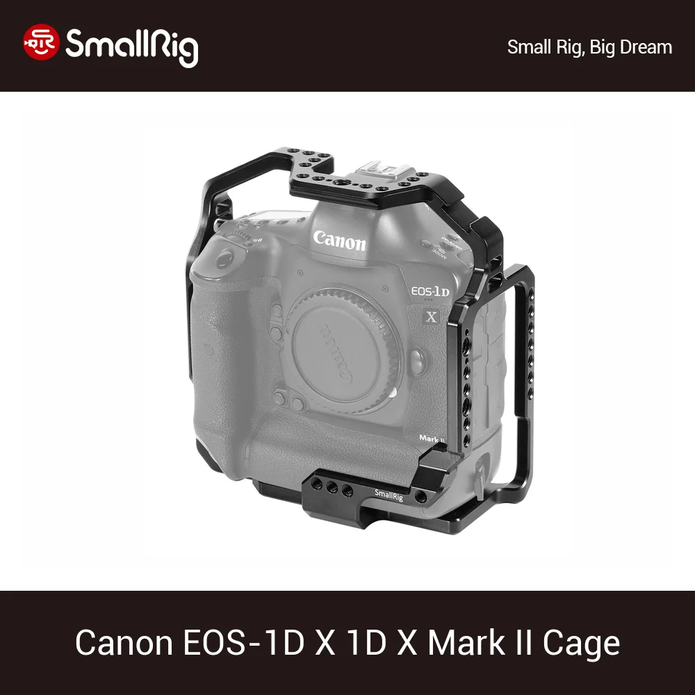 SmallRig Dslr Cage for Canon EOS-1D X and 1D Mark II Camera With Nato Rail/ Cold Shoe Mount/Arri Locating Holes - CCC2365 | Электроника