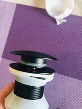 Drain Bathroom Black Dual-Style Clic-Clac Basin Sink Lavatory Waterlet Pop-Up POIQIHY