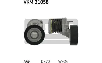 

SKF Tensioner Pulley, v-ribbed belt for AUDI A4 Q5 A3 A5 A6 VW POLO PASSAT GOLF TIGUAN FABIA SEAT IBIZA EXEO CORDOBA