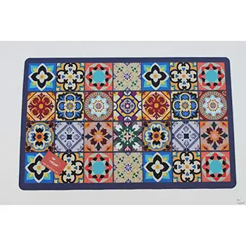 

Textile carpet Washable Hydraulic Original Modern Floor Tile Multicolored