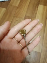 Fresas doradas para uñas, 8 tipos, herramientas portátiles de limpieza para manicura, brocas de alambre de cobre