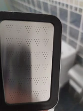 ZhangJi-Cabezal de ducha con 300 agujeros, gran oferta, ahorro de agua, boquilla de Pulverizador de alta presión de lluvia, ABS cromado, accesorios de baño