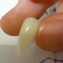 Colmillos de dientes de vampiresa para halloween, accesorios de bricolaje, pegamento para apoyos de dientes, Cosplay, respetuoso con el medio ambiente, fiesta de vampiresa