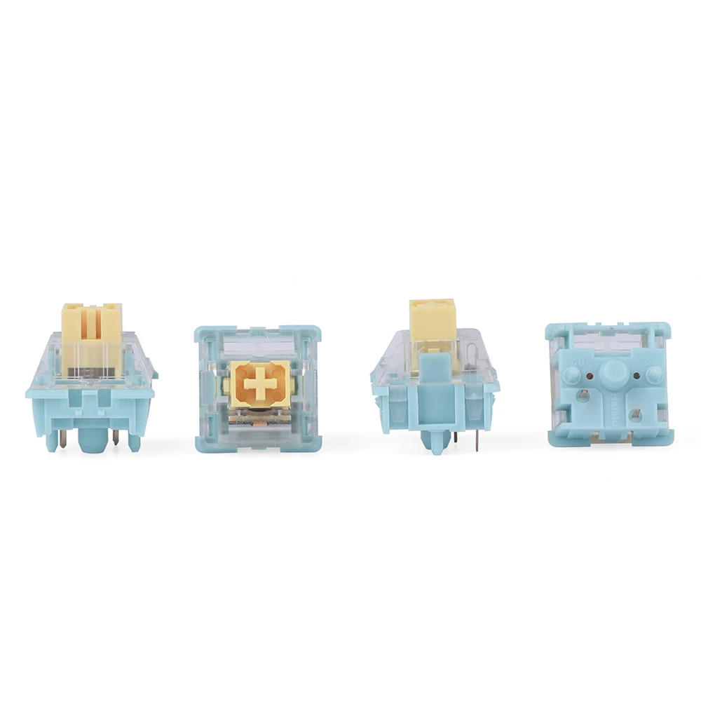 Epomaker-interruptores Silenciosos para Personalizar Teclado Mecânico Faça Você Mesmo Interruptor Linear Pré-lubrificante Slot de Led Sal Marinho 35 Pcs 50g - Imagem 6