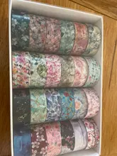 Juego de 10 unidades de cinta Washi negra y dorada, cinta adhesiva Vintage con diseño de galaxia, cinta adhesiva decorativa, pegatina para álbumes de recortes, papelería y diarios