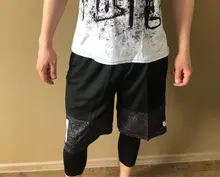 Pantalones cortos de baloncesto para hombre, pantalones cortos de tabla de compresión de entrenamiento de secado rápido, para hombre, ejercicio de fútbol, correr, Fitness, Yoga