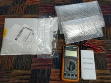Multímetro Digital profesional DT9205A, medidor Manual de rango de voltaje, valores eficaces verdaderos, probador de transistores, herramienta de electricista